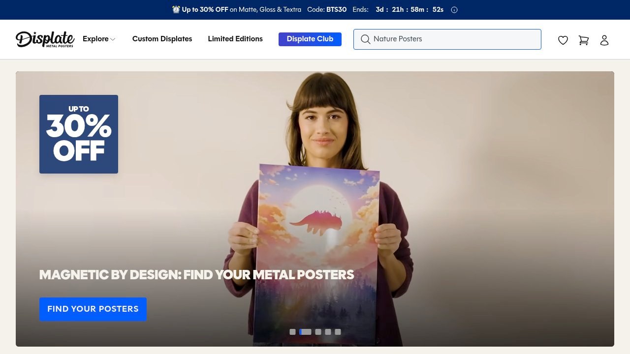 Displate storefront