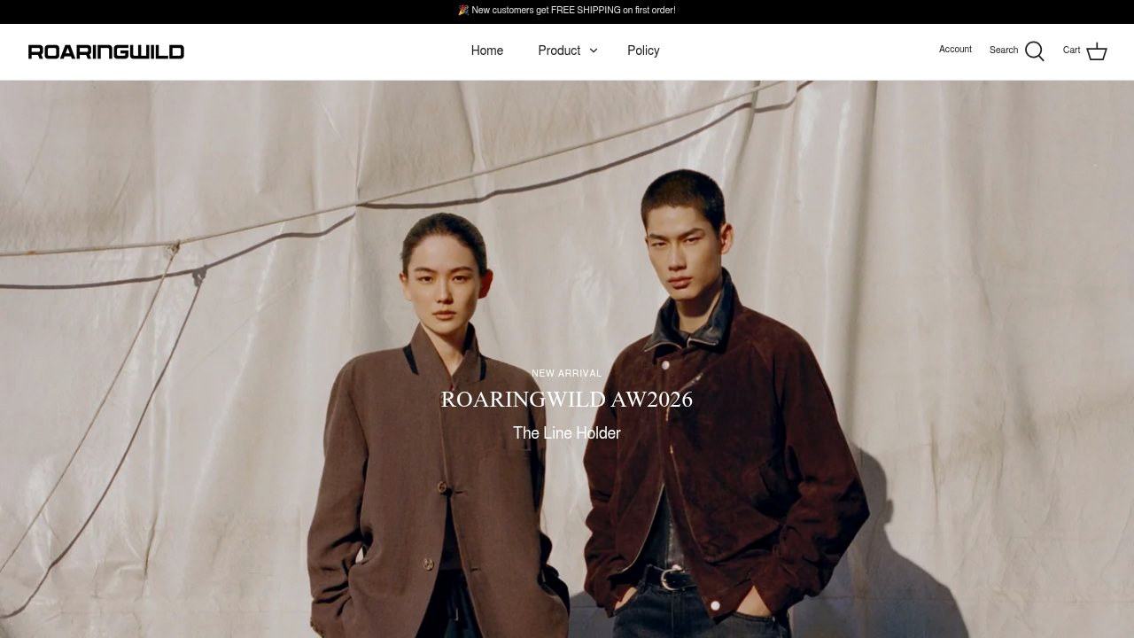 Roaringwild storefront