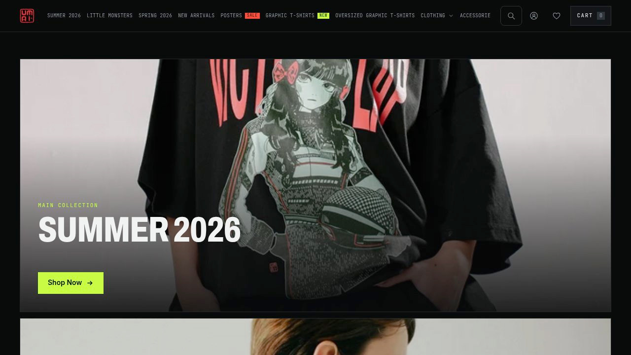 UMAI Clothing storefront