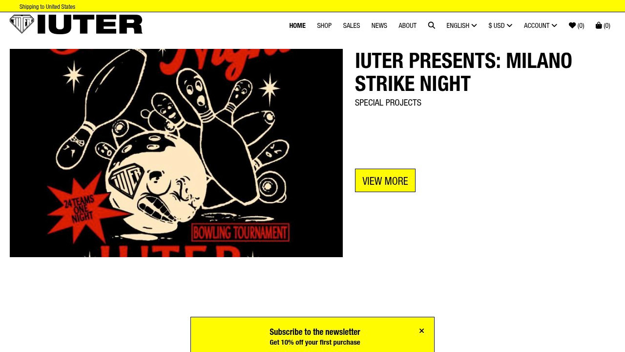 IUTER storefront